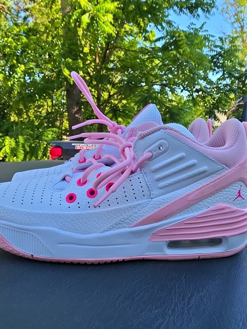 Air Jordan Pink & White Women's Sneakers